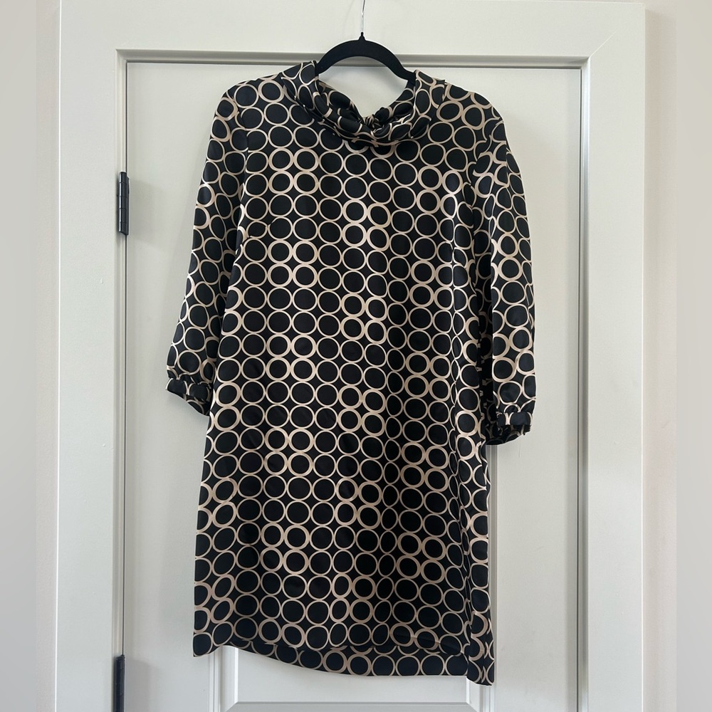 J Crew Silk Geometric Mini Dress